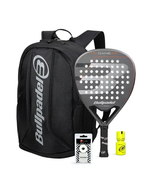 Pack Bullpadel Game Pwr Grau + Rucksack Avant 2 + Dry Grip | Ofertas De Padel